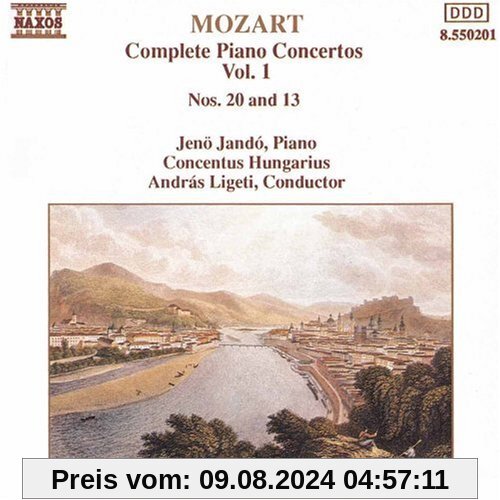 Mozart: Piano Concertos Nos. 20 & 13 von Jenö Jando