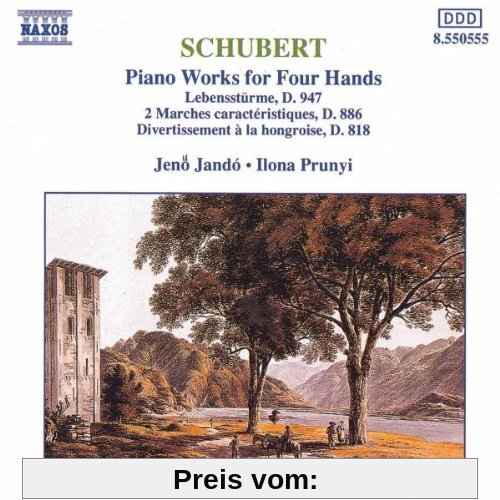 Schubert: Werke für Klavier vierhändig von Jenö Jando
