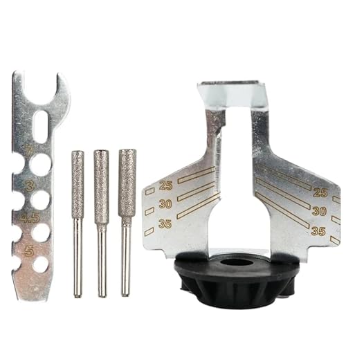 Kettensäge, Chainsaw -Kettenschärfer -Set umfassender professioneller Spitzer mit 1 Wrench und 3 Schärfen für Zuhause Kettensäge, Chainsaw -Kettenschärfer -Set umfassender professioneller Spitzer mit 1 Wrench und 3 Schärfen für Zuhause von Jeorywoet