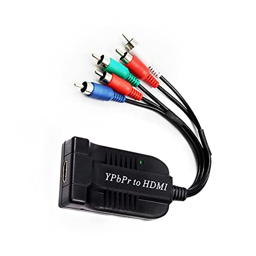 Jerilla YPBPR zu HDMI Konverter - Adapterkabel Mit 5RCA RGB R/L Audio Eingang und HDMI Ausgang - Unterstützt 1080P für DVD, STB, VHS, VCR, PS2, HDTV Monitor Jerilla YPBPR zu HDMI Konverter - Adapterkabel Mit 5RCA RGB R/L Audio Eingang und HDMI Ausgang - Unterstützt 1080P für DVD, STB, VHS, VCR, PS2, HDTV Monitor von Jerilla
