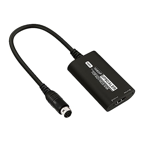 Jerilla MD1/MD2/SNK zu HDMI Konverter RGBS 1080P Upscaler HDMI-Adapter Kabel, 16:9-4:3 / SNK-MD Video-Wandler + HDMI Kabel Kompatibel mit Sega MD1/MD2/SNK Konsole, HDTV von Jerilla