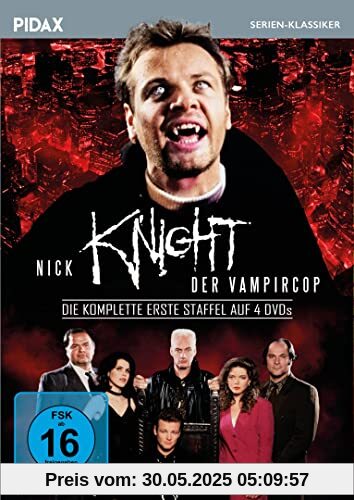 Nick Knight, der Vampircop, Staffel 1 / Die ersten 22 Folgen der Kult-Krimiserie (Pidax Serien-Klassiker) [4 DVDs] von Jerry Ciccoritti