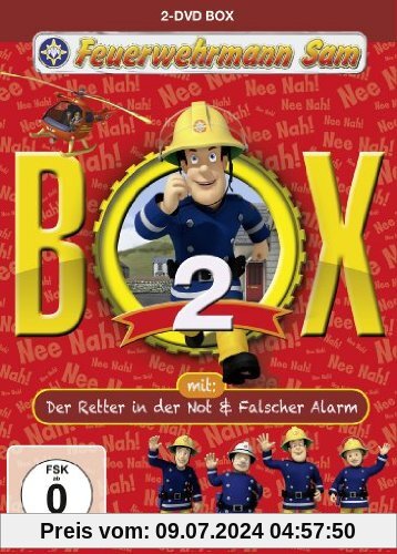 Feuerwehrmann Sam Box 2 (inkl. "Der Retter in der Not & "Falscher Alarm") [2 DVDs] von Jerry Hibbert