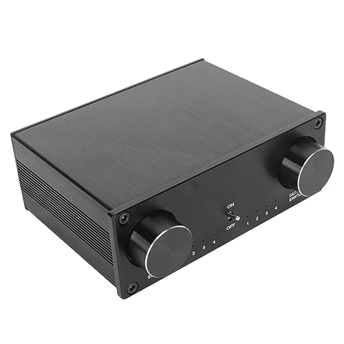 HiFi-Sound-Umschalter, Vergoldete Cinch-Buchse, Verlustfreie Relaisschaltung, 4 Eingänge, 4 Ausgänge, Stromversorgung, Steuerschaltung, Sound-Umschalter für CD-Player, für HiFi-Sound-Umschalter, Vergoldete Cinch-Buchse, Verlustfreie Relaisschaltung, 4 Eingänge, 4 Ausgänge, Stromversorgung, Steuerschaltung, Sound-Umschalter für CD-Player, für von Jerys