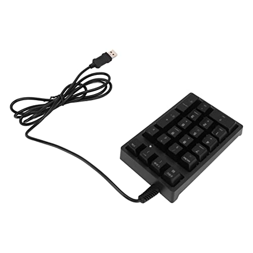 Jerys Numpad Color LED Mechanical K21 Numpad Wired Portable Multifunktionale 21 Tasten für PC für Desktop von Jerys