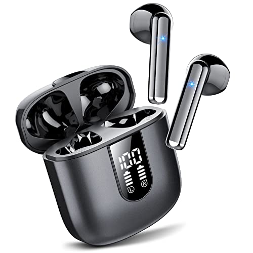 Jesebang Bluetooth Kopfhörer In Ear, Kopfhörer Kabellos Bluetooth 5.3, Ultraleicht Ohrhörer mit HD Mikrofon, Herausragender Sound Musik, Schwarz Jesebang Bluetooth Kopfhörer In Ear, Kopfhörer Kabellos Bluetooth 5.3, Ultraleicht Ohrhörer mit HD Mikrofon, Herausragender Sound Musik, Schwarz von Jesebang