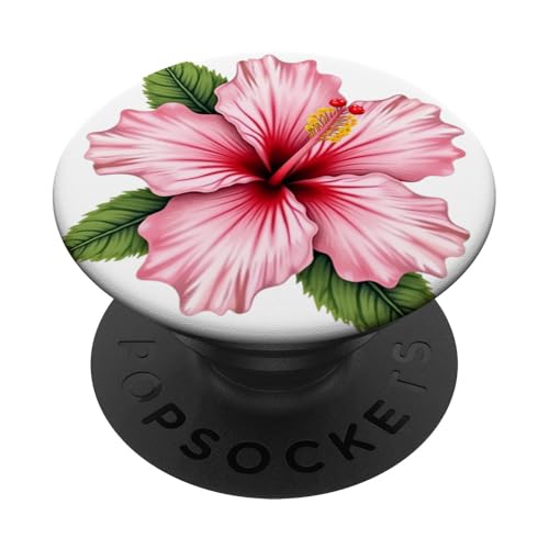 Große Hibiskusblüte im Aflow-Aquarell-Stil PopSockets Klebender PopGrip von JessiCase