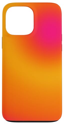 Hülle für iPhone 13 Pro Max Rosa Orange Aura Ombre von JessiCase