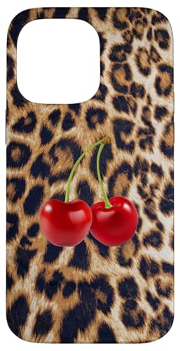 Hülle für iPhone 14 Pro Max Leopard Cherry Girl von JessiCase