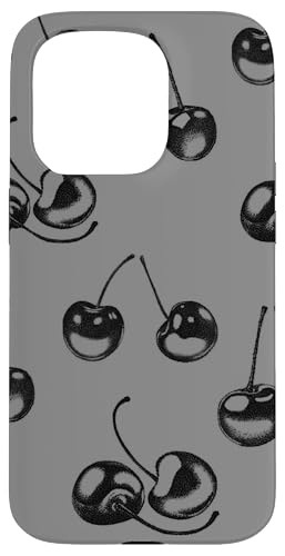 Hülle für iPhone 15 Pro Cherri Dig grau von JessiCase