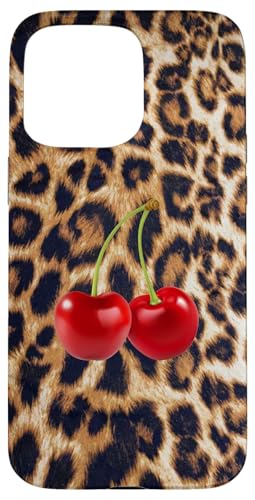 Hülle für iPhone 15 Pro Max Leopard Cherry Girl von JessiCase