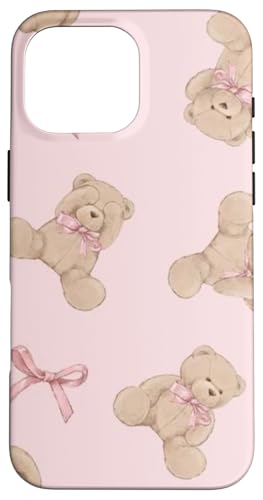 Hülle für iPhone 16 Pro Max Teddy-Krawatten von JessiCase