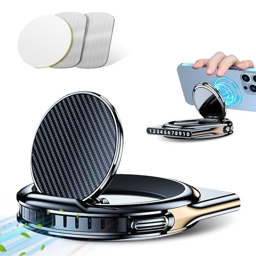 Jessonly [2024 Neu 3 in 1 Mehrzweck Magnethalterung Handy Auto,6 x Starker Magnet Mit Autoduft, Parker Telefonnummernschild, Handyhalterung Auto Armaturenbrett, Passend Für Alle Handy Modell &GPS Jessonly [2024 Neu 3 in 1 Mehrzweck Magnethalterung Handy Auto,6 x Starker Magnet Mit Autoduft, Parker Telefonnummernschild, Handyhalterung Auto Armaturenbrett, Passend Für Alle Handy Modell &GPS von Jessonly