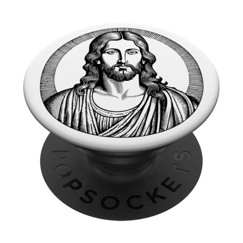Jesus Christus Erlöser Herr Christian Ostern Auferstehter Gott PopSockets Klebender PopGrip von Jesus Christ Redeemer Easter Lord Christian God