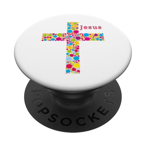 Jesus Christus Erlöser Herr Christian Ostern Auferstehter Gott PopSockets Klebender PopGrip von Jesus Christ Redeemer Easter Lord Christian God