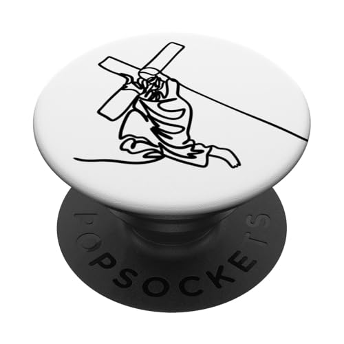 Jesus Christus Erlöser Herr Christian Ostern Auferstehter Gott PopSockets Klebender PopGrip von Jesus Christ Redeemer Easter Lord Christian God