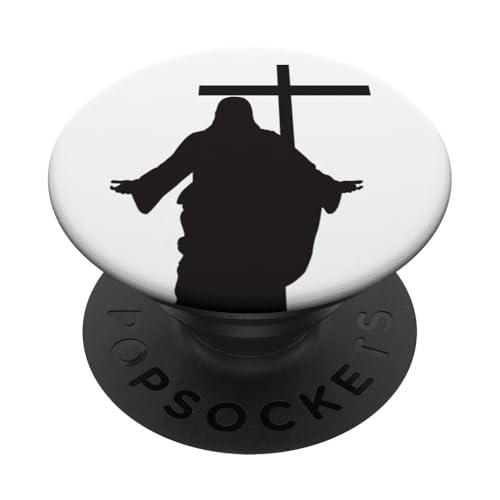Jesus Christus Erlöser Herr Christian Ostern Auferstehter Gott PopSockets Klebender PopGrip von Jesus Christ Redeemer Easter Lord Christian God