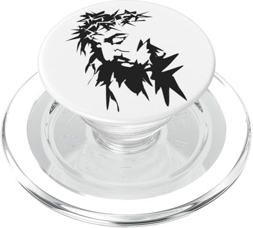 Jesus Christus Erlöser Herr Christian Ostern Auferstehter Gott PopSockets PopGrip für MagSafe von Jesus Christ Redeemer Easter Lord Christian God