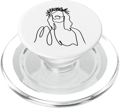 Jesus Christus Erlöser Herr Christian Ostern Auferstehter Gott PopSockets PopGrip für MagSafe von Jesus Christ Redeemer Easter Lord Christian God