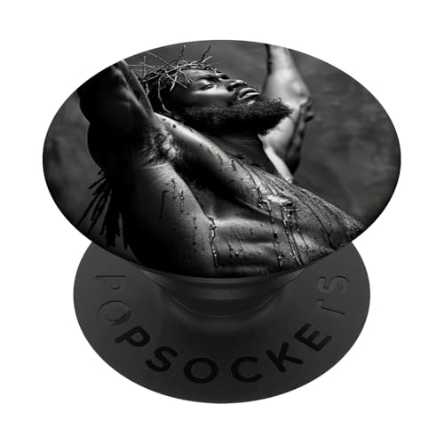 Schwarzer Jesus, Christentum, Kirche, Christus, Jesus PopSockets Klebender PopGrip Schwarzer Jesus, Christentum, Kirche, Christus, Jesus PopSockets Klebender PopGrip von Jesus Christus