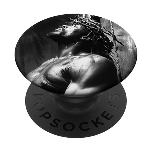 Schwarzer Jesus, Christentum, Kirche, Christus, Jesus PopSockets Klebender PopGrip von Jesus Christus
