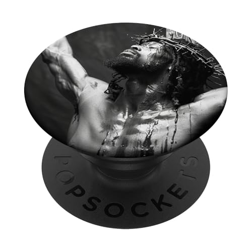 Schwarzer Jesus, Christentum, Kirche, Christus, Jesus PopSockets Klebender PopGrip Schwarzer Jesus, Christentum, Kirche, Christus, Jesus PopSockets Klebender PopGrip von Jesus Christus