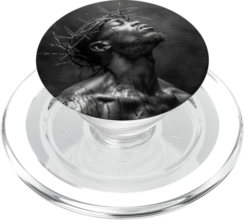 Schwarzer Jesus, Christentum, Kirche, Christus, Jesus PopSockets PopGrip für MagSafe von Jesus Christus