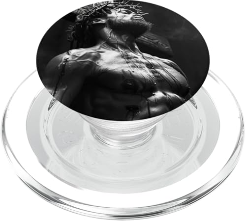Schwarzer Jesus, Christentum, Kirche, Christus, Jesus PopSockets PopGrip für MagSafe von Jesus Christus
