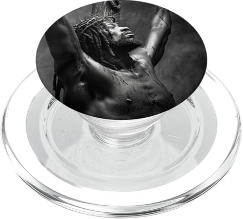 Schwarzer Jesus, Christentum, Kirche, Christus, Jesus PopSockets PopGrip für MagSafe von Jesus Christus