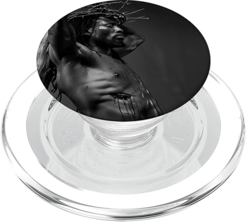 Schwarzer Jesus, Christentum, Kirche, Christus, Jesus PopSockets PopGrip für MagSafe von Jesus Christus