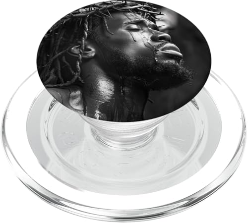 Schwarzer Jesus, Christentum, Kirche, Christus, Jesus PopSockets PopGrip für MagSafe von Jesus Christus