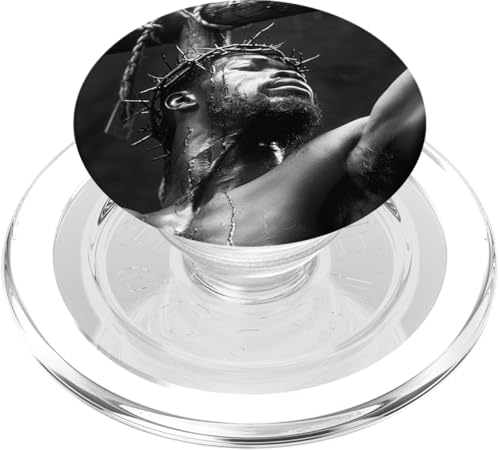Schwarzer Jesus, Christentum, Kirche, Christus, Jesus PopSockets PopGrip für MagSafe Schwarzer Jesus, Christentum, Kirche, Christus, Jesus PopSockets PopGrip für MagSafe von Jesus Christus
