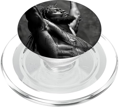 Schwarzer Jesus, Christentum, Kirche, Christus, Jesus PopSockets PopGrip für MagSafe von Jesus Christus