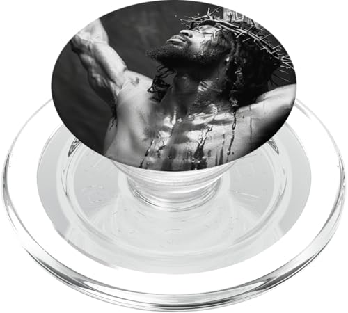 Schwarzer Jesus, Christentum, Kirche, Christus, Jesus PopSockets PopGrip für MagSafe Schwarzer Jesus, Christentum, Kirche, Christus, Jesus PopSockets PopGrip für MagSafe von Jesus Christus