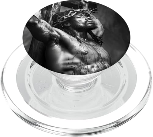 Schwarzer Jesus, Christentum, Kirche, Christus, Jesus PopSockets PopGrip für MagSafe von Jesus Christus