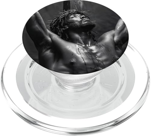 Schwarzer Jesus, Christentum, Kirche, Christus, Jesus PopSockets PopGrip für MagSafe von Jesus Christus