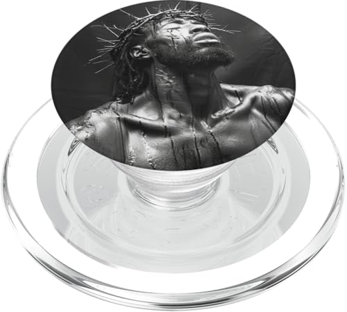 Schwarzer Jesus, Christentum, Kirche, Christus, Jesus PopSockets PopGrip für MagSafe von Jesus Christus