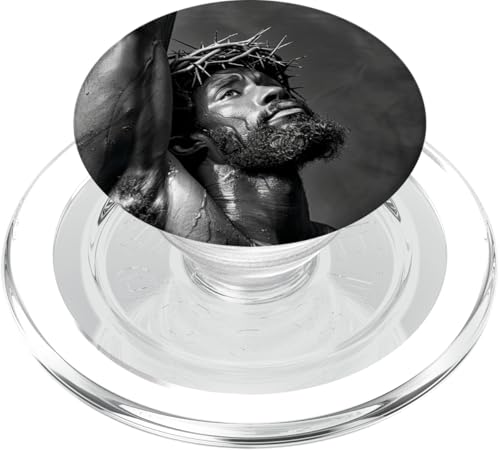 Schwarzer Jesus, Christentum, Kirche, Christus, Jesus PopSockets PopGrip für MagSafe Schwarzer Jesus, Christentum, Kirche, Christus, Jesus PopSockets PopGrip für MagSafe von Jesus Christus