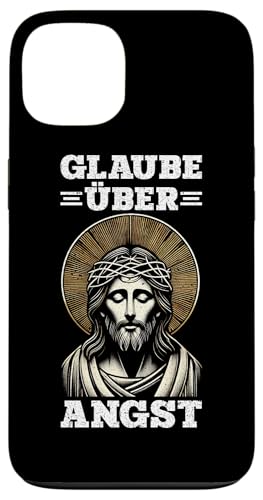 Glaube Über Angst Jesus Christlich Gläubiger Katholiken Hülle für iPhone 13 von Jesus Gott Kirche Bibelleser Gebet Gottesdienst