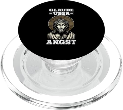Glaube Über Angst Jesus Christlich Gläubiger Katholiken PopSockets PopGrip für MagSafe von Jesus Gott Kirche Bibelleser Gebet Gottesdienst