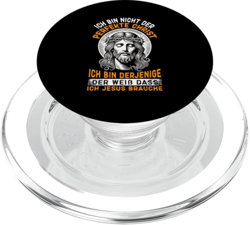 Ich Bin Nicht Der Perfekte Christ Gläubiger Christlich Gott PopSockets PopGrip für MagSafe von Jesus Gott Kirche Bibelleser Gebet Gottesdienst