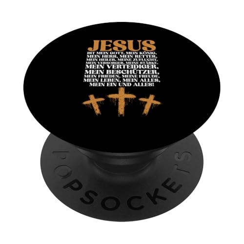 Jesus Christlich Gott Katholiken Gläubiger Gottesdienst PopSockets Klebender PopGrip von Jesus Gott Kirche Bibelleser Gebet Gottesdienst