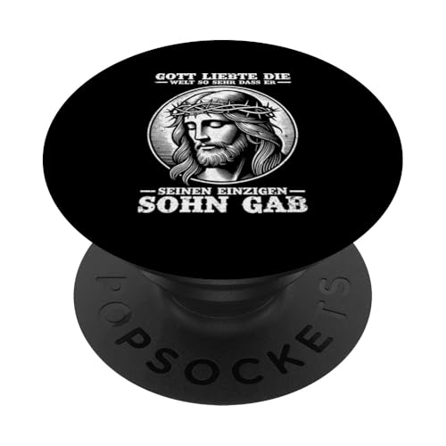 Jesus Christlich Katholiken Gläubiger Gottesdienst Gott PopSockets Klebender PopGrip von Jesus Gott Kirche Bibelleser Gebet Gottesdienst