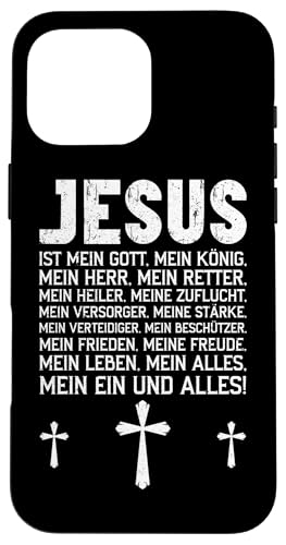 Jesus Christlich Katholiken Gläubiger Gottesdienst Hülle für iPhone 16 Pro Max von Jesus Gott Kirche Bibelleser Gebet Gottesdienst