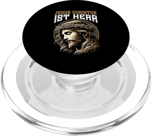 Jesus Christus Ist Herr Christlich Katholiken Gläubiger PopSockets PopGrip für MagSafe von Jesus Gott Kirche Bibelleser Gebet Gottesdienst