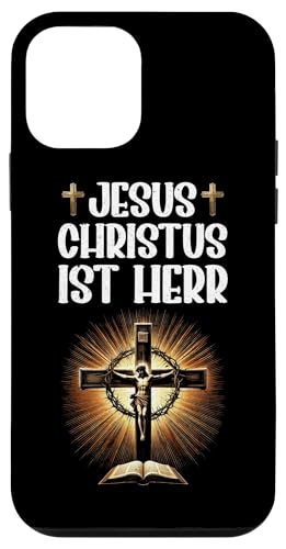 Jesus Christus Ist Herr Christlich Katholiken Gott Gläubig Hülle für iPhone 12 mini von Jesus Gott Kirche Bibelleser Gebet Gottesdienst