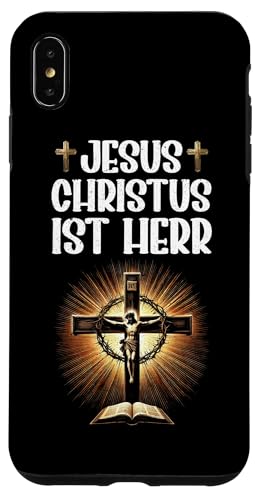 Jesus Christus Ist Herr Christlich Katholiken Gott Gläubig Hülle für iPhone XS Max von Jesus Gott Kirche Bibelleser Gebet Gottesdienst