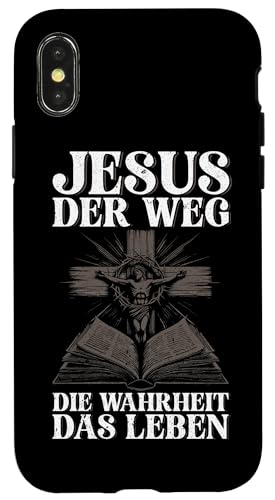 Jesus Der Weg Die Wahrheit Das Leben Christlich Katholiken Hülle für iPhone X/XS von Jesus Gott Kirche Bibelleser Gebet Gottesdienst