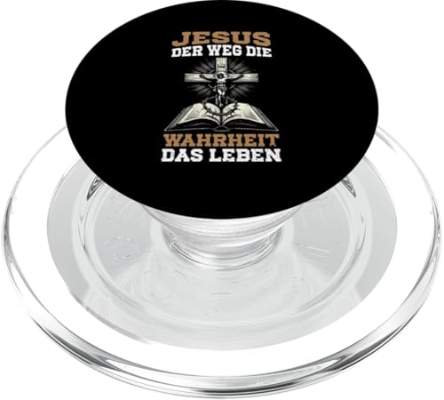 Jesus Der Weg Die Wahrheit Das Leben Christlich Katholiken PopSockets PopGrip für MagSafe Jesus Der Weg Die Wahrheit Das Leben Christlich Katholiken PopSockets PopGrip für MagSafe von Jesus Gott Kirche Bibelleser Gebet Gottesdienst
