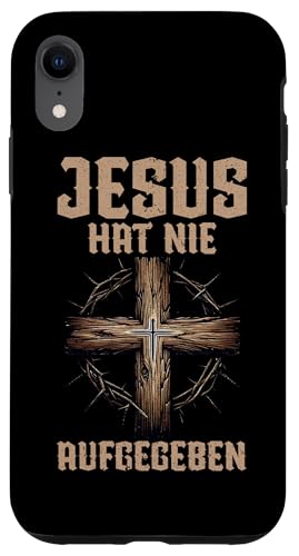 Jesus Hat Nie Aufgegeben Christlich Katholiken Gläubiger Hülle für iPhone XR von Jesus Gott Kirche Bibelleser Gebet Gottesdienst